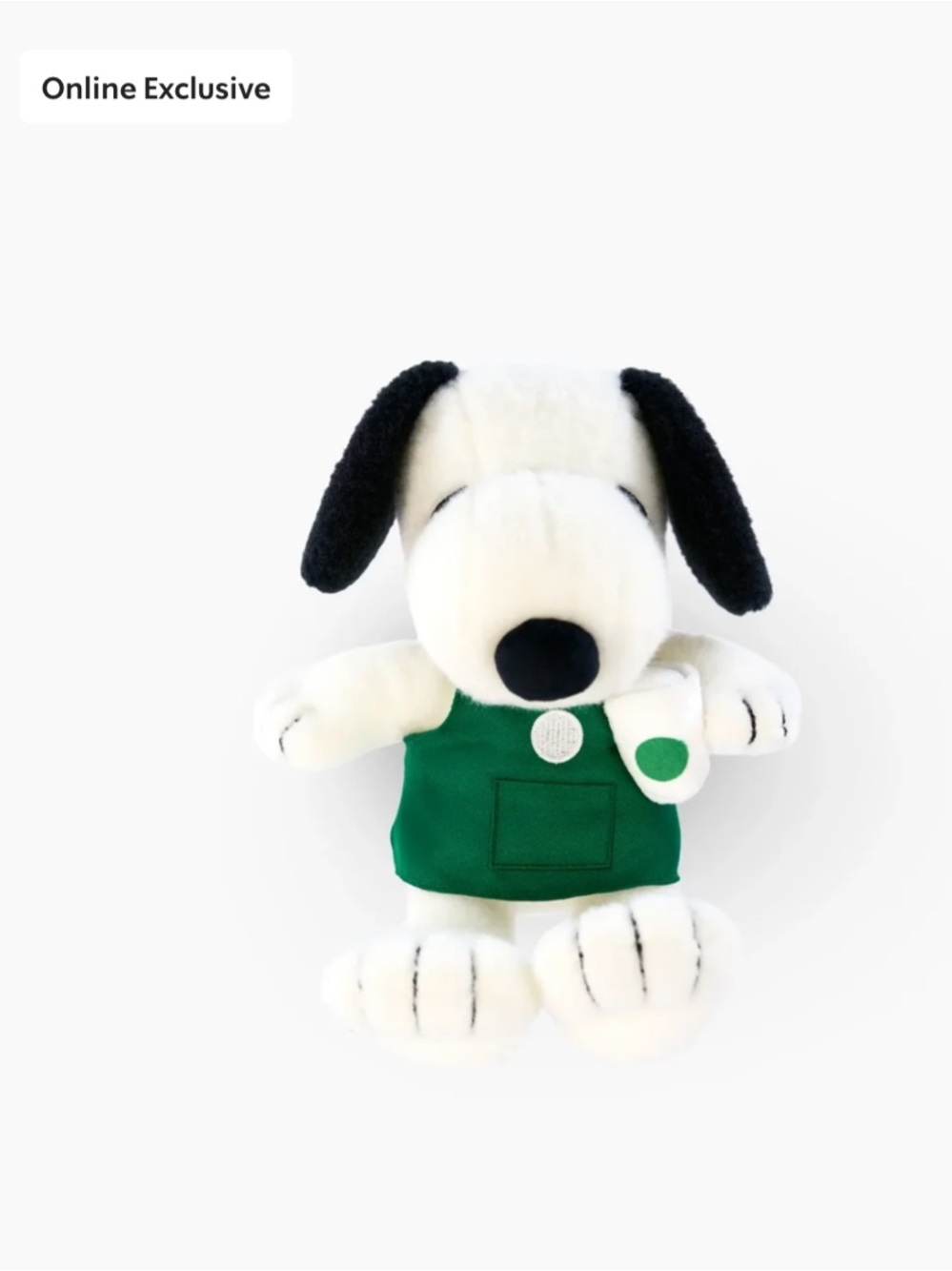 Peanuts + Starbucks Snoopy Plush